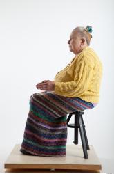 and more Whole Body Woman Artistic poses White Casual Overweight Wrinkles